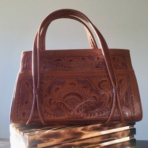 Real Leather Flores Purse